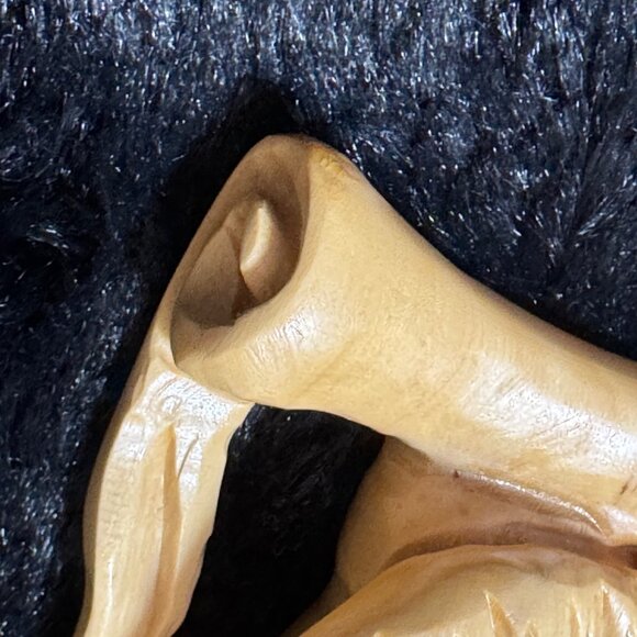 Made In Bethlehem Holy Land Hand-Carved Olive Wood Jeus Halo Plaque - Picture 3 of 5